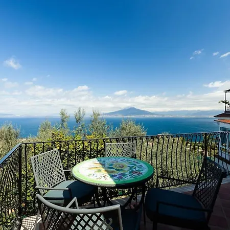 Angela With Private Pool And Sea View סורנטו