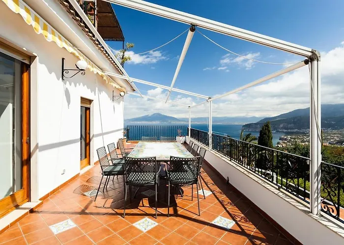 Angela With Private Pool And Sea View Villa Sorrente