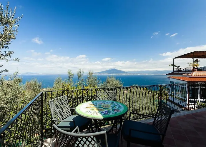 Angela With Private Pool And Sea View Sorrento